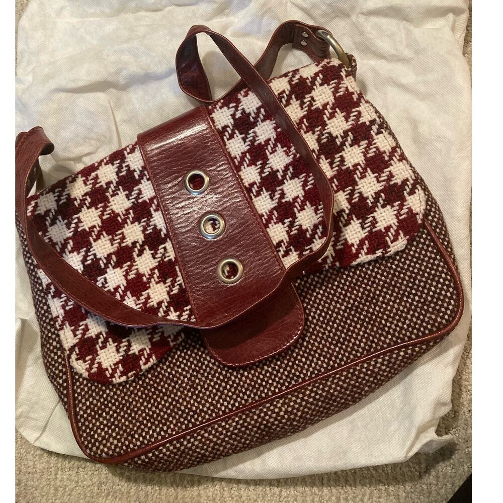 VINTAGE Auto Car Upholstery Crossbody Bag ~ Kim White ~ Chevy Blazer 1975 ATX - Picture 10 of 10